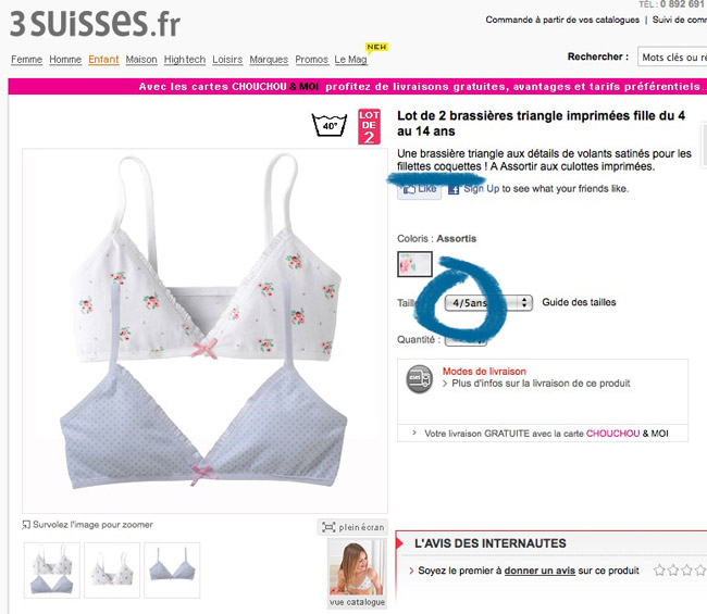 Whoa! A French Company Just Introduced Lingerie For 4-12 Year Olds